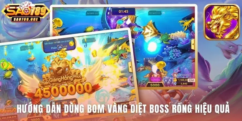 Bắn Cá Long Vương đòi hỏi chiến thuật dùng Bom Vàng chính xác