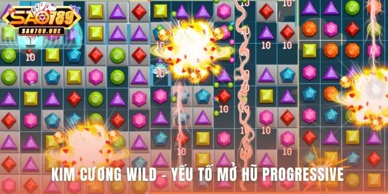 Biểu tượng Kim Cương Wild mở ra cơ hội trúng hũ lớn